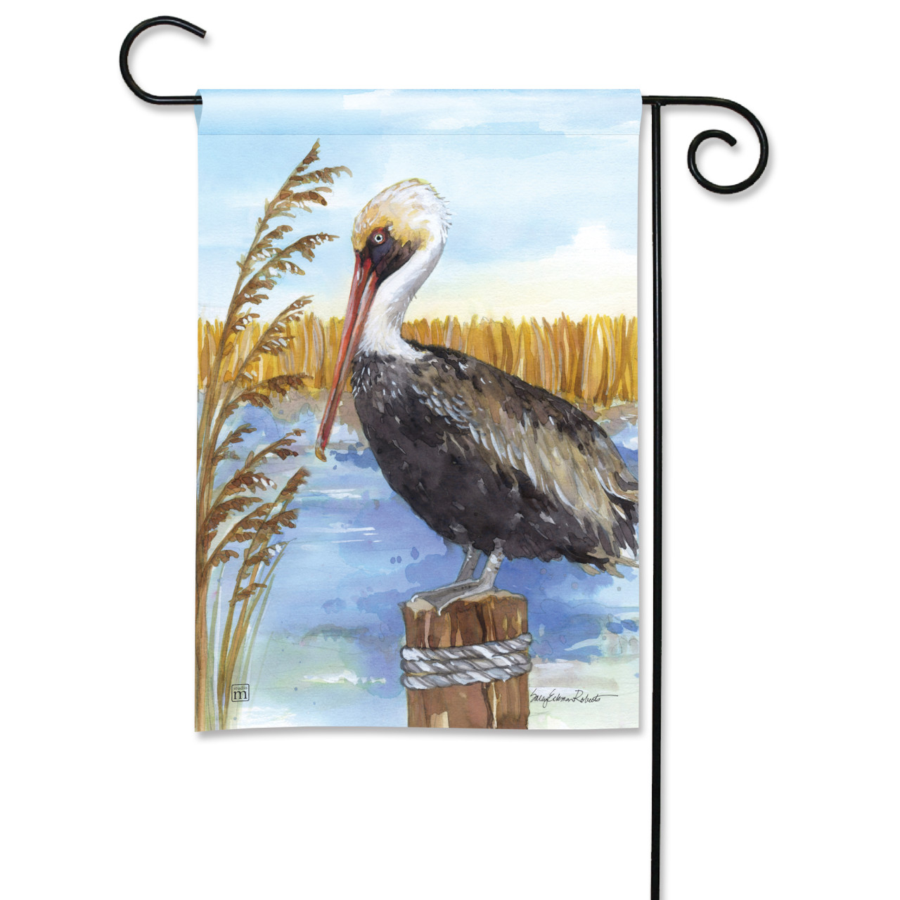 Pelican Garden Flag thumbnail