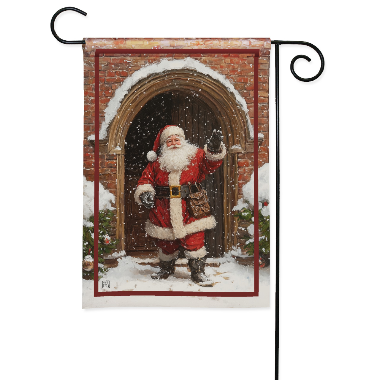Greetings from Santa Garden Flag thumbnail