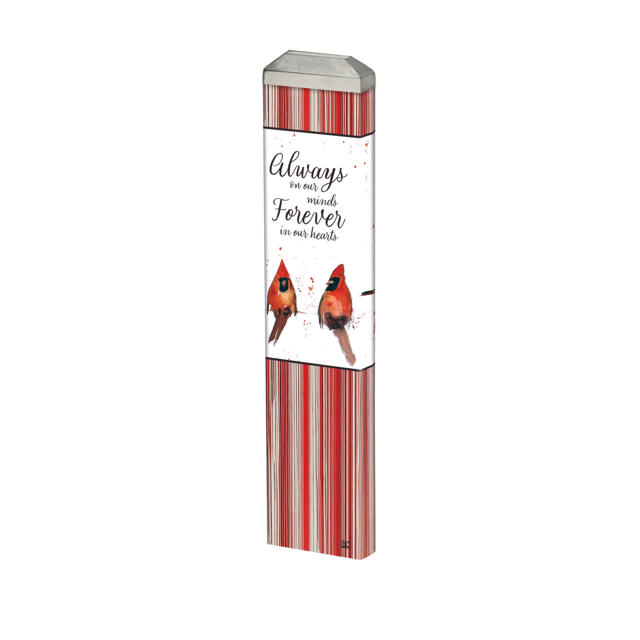 Cardinals on a Wire 13" Mini Art Pole thumbnail