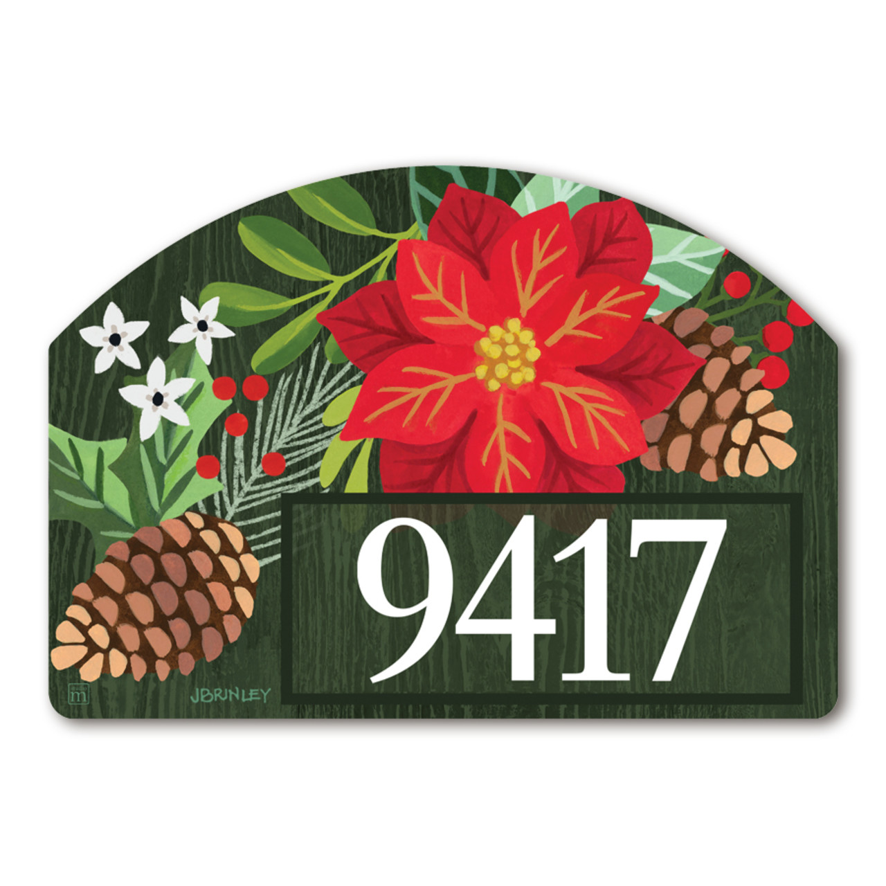 Poinsettia Peace Yard DeSign thumbnail