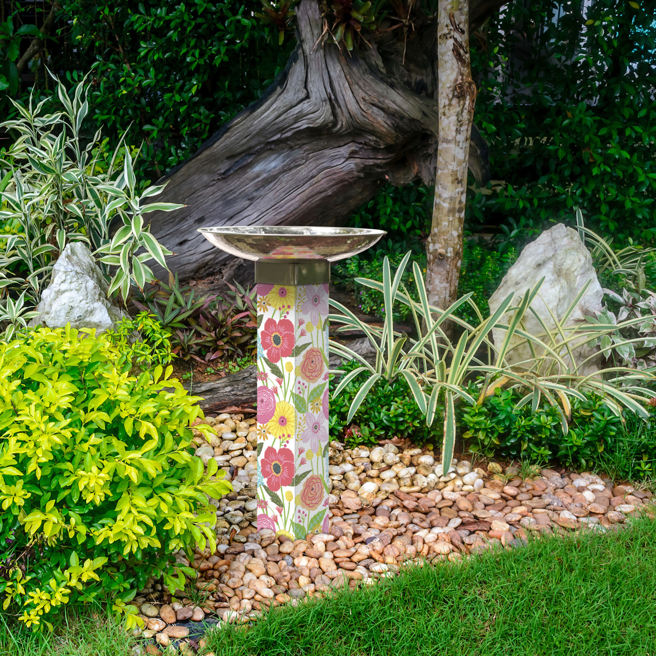 Be Nice Bird Bath w/ST9025 Stainless Steel Topper thumbnail