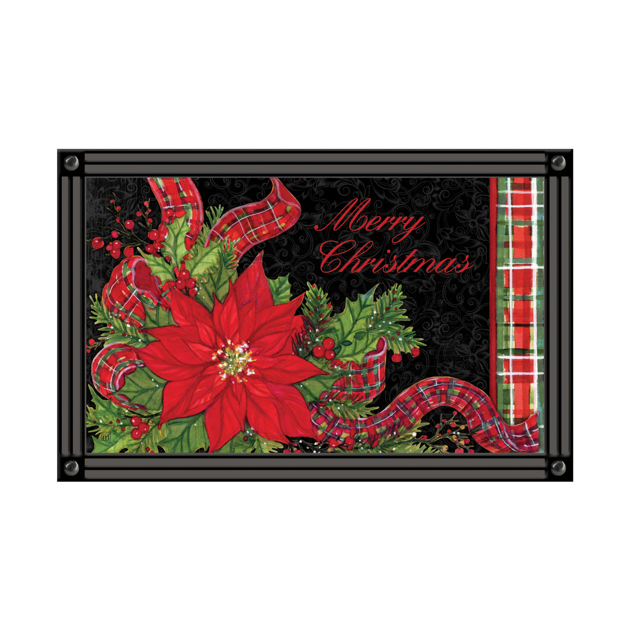 Plaid Poinsettia MatMate thumbnail