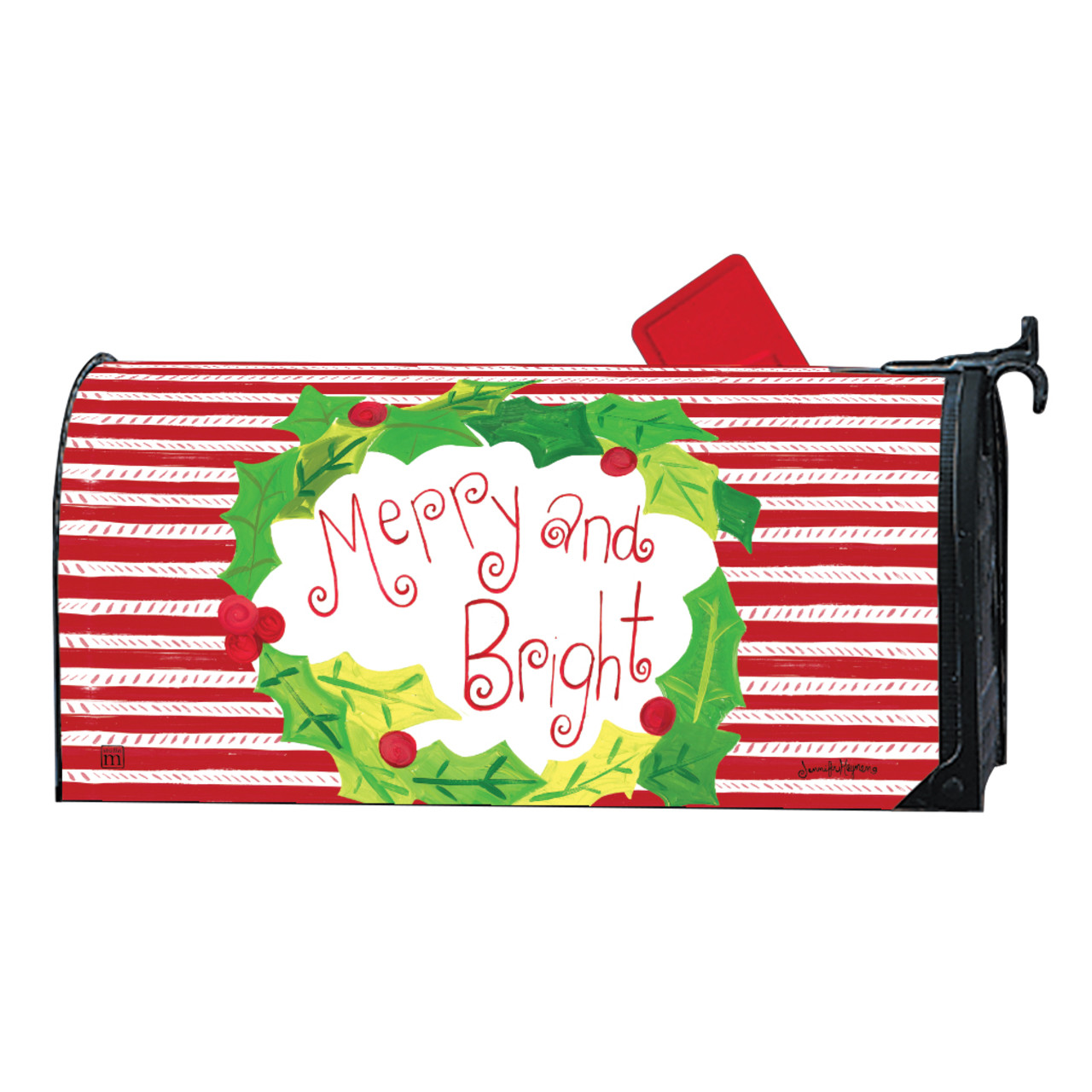Merry and Bright Peppermint & Holly MailWrap thumbnail