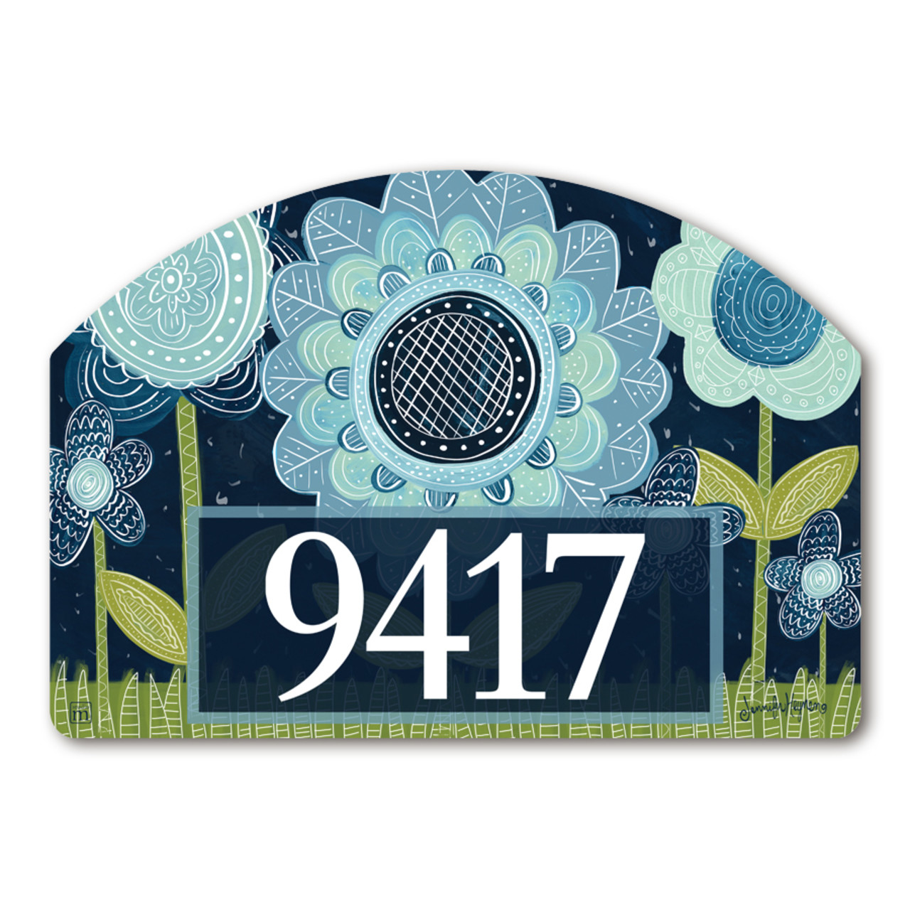Blue Flowers Yard DeSign thumbnail
