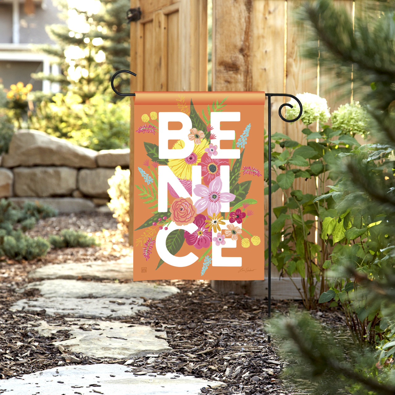 Be Nice Garden Flag thumbnail