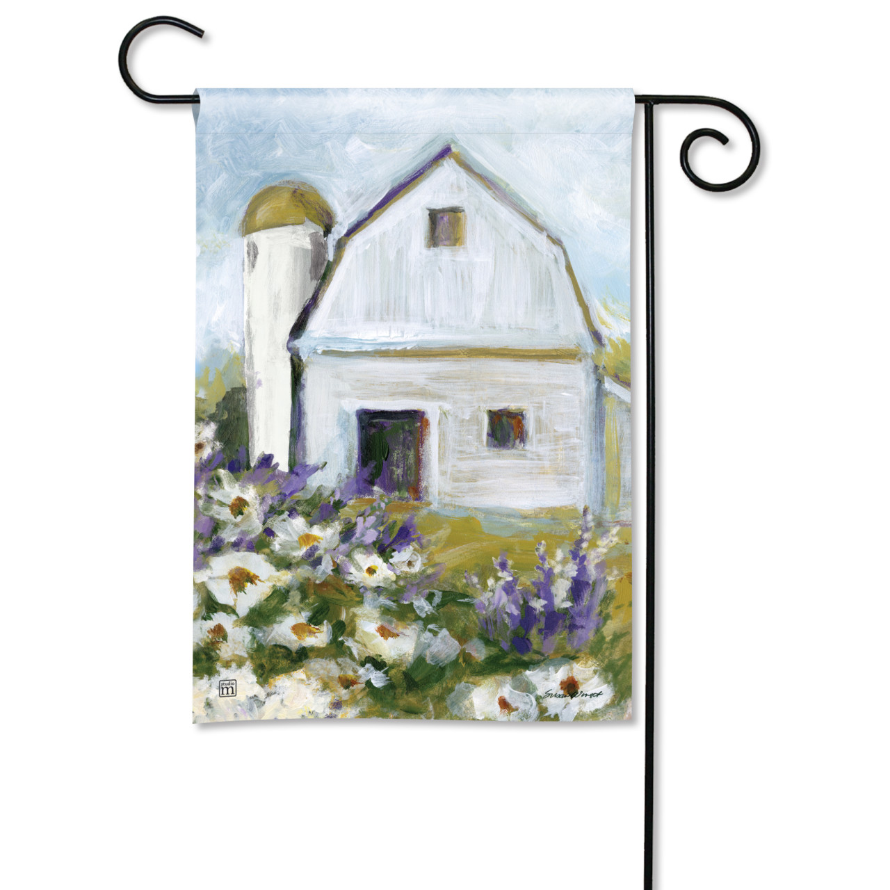 Meadow Brook Barn Garden Flag thumbnail