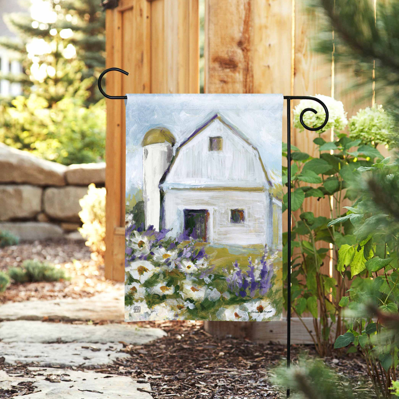 Meadow Brook Barn Garden Flag thumbnail