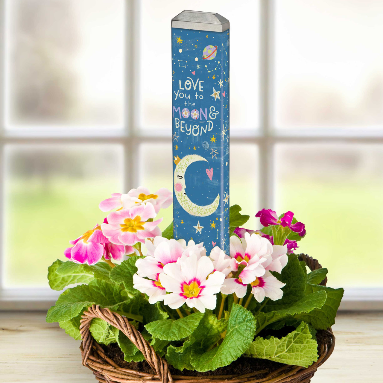 Love you to the Moon and Beyond 13" Mini Art Pole thumbnail