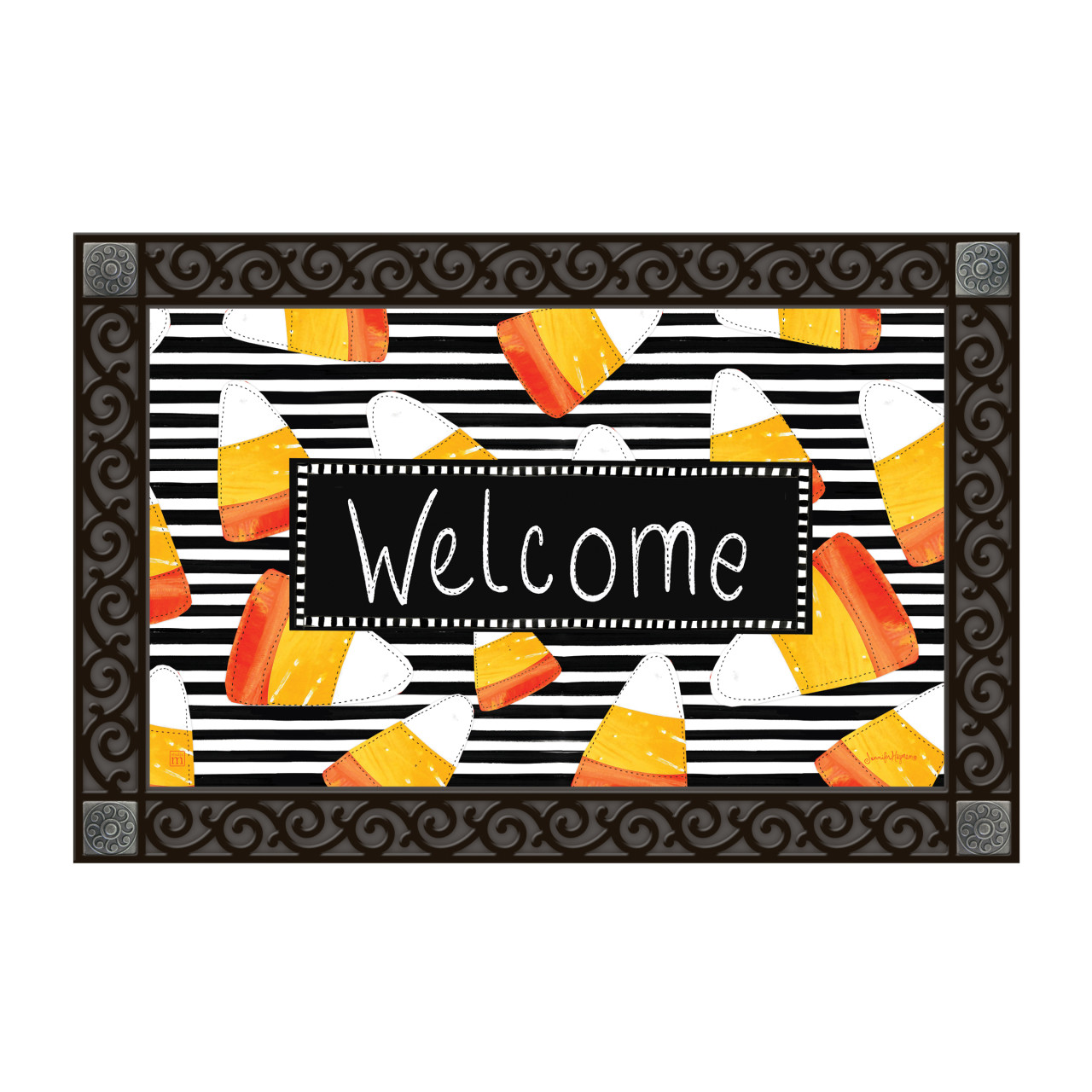 Candy Corn Welcome MatMate thumbnail