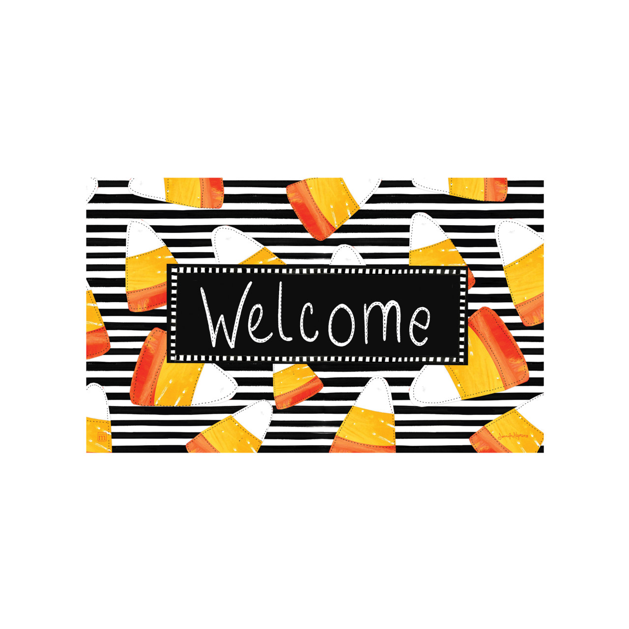 Candy Corn Welcome MatMate thumbnail