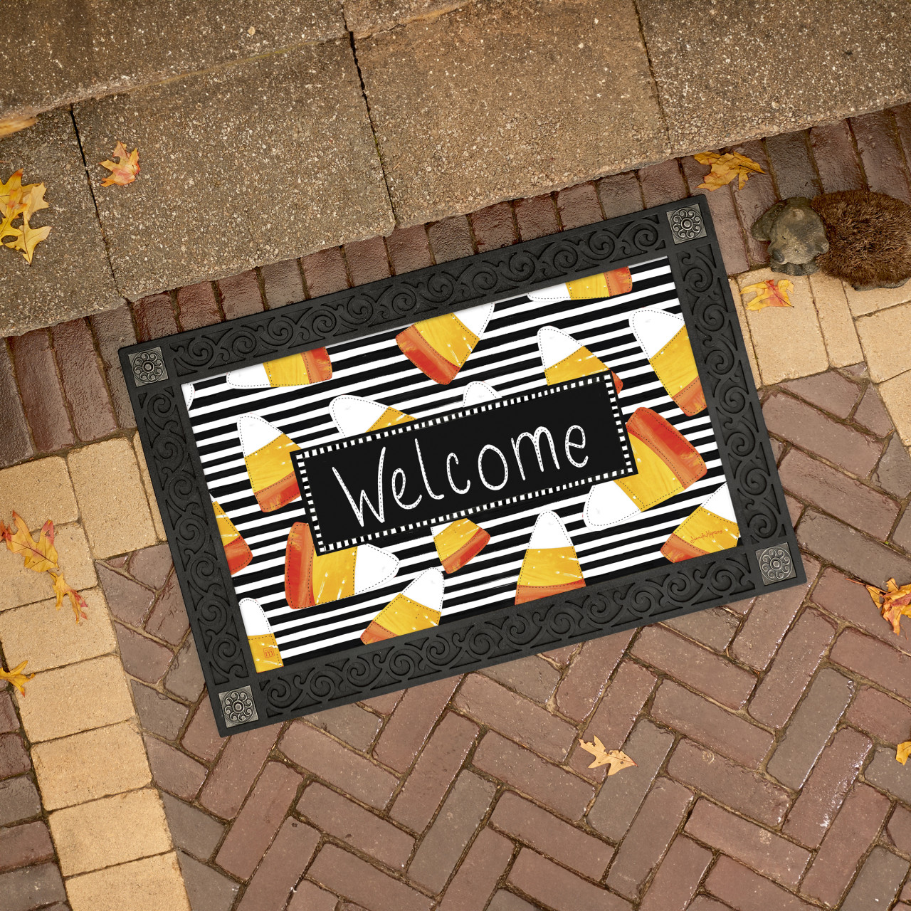 Candy Corn Welcome MatMate thumbnail