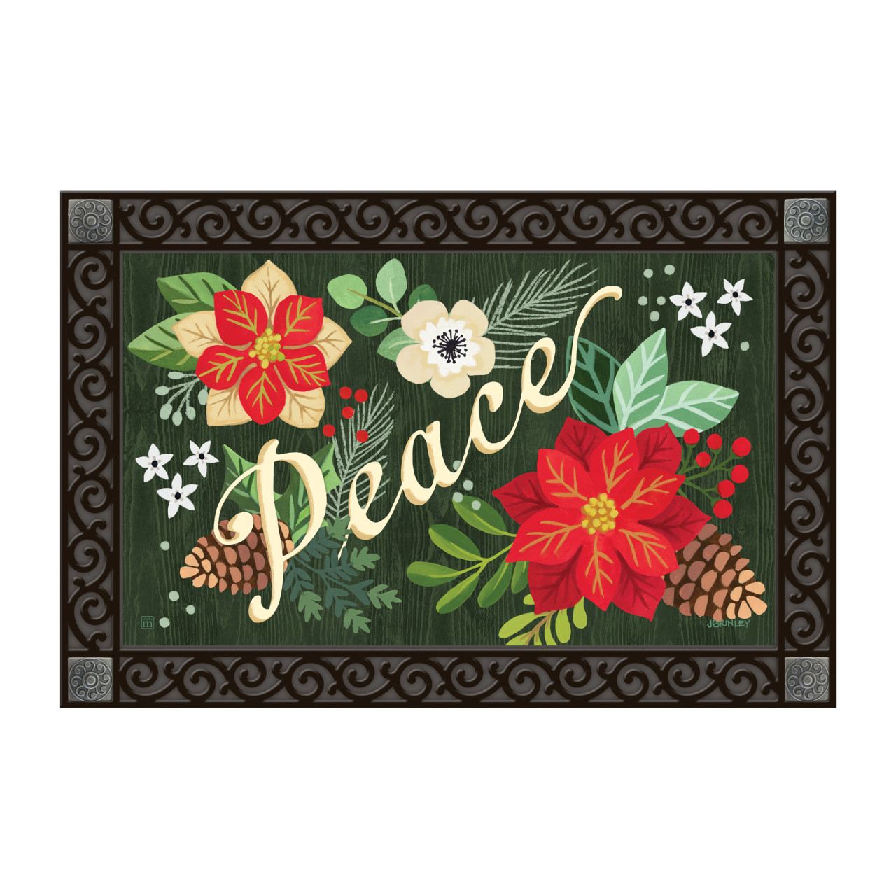 Poinsettia Peace MatMate thumbnail