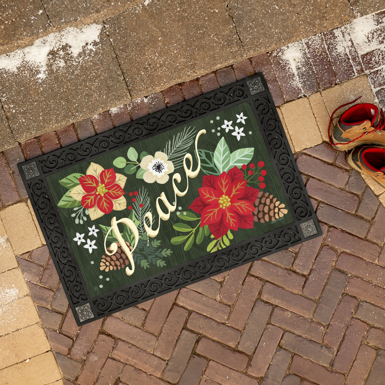 Poinsettia Peace MatMate thumbnail