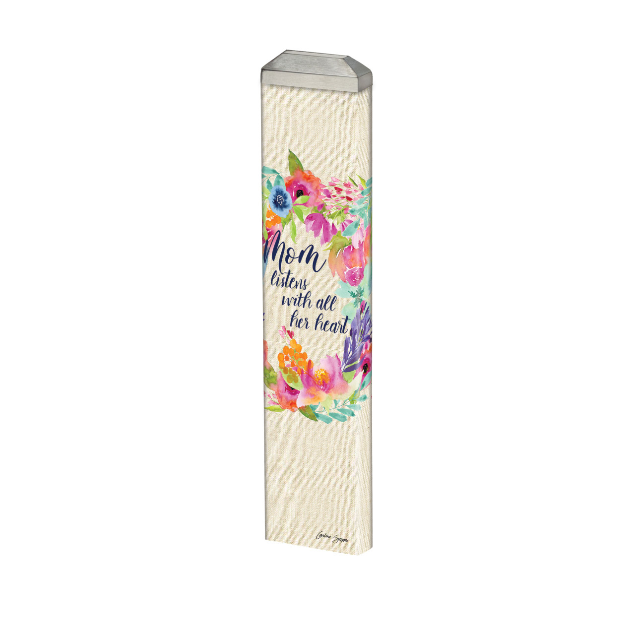 A mom listens with her heart 13" Mini Art Pole thumbnail