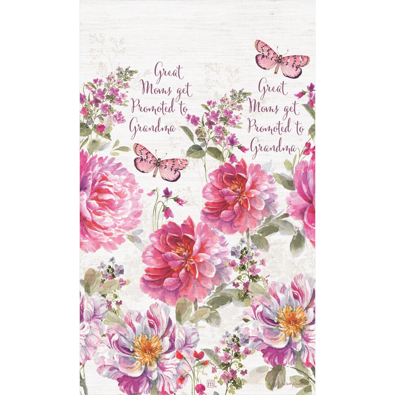 Great moms get promoted to grandma 13" Mini Art Pole thumbnail