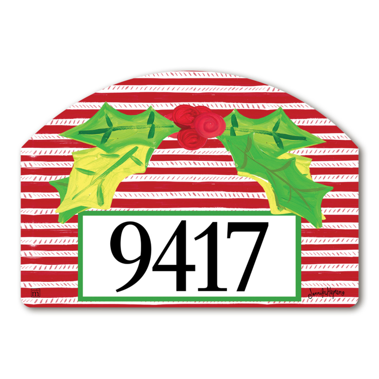 Merry and Bright Peppermint & Holly Yard DeSign thumbnail