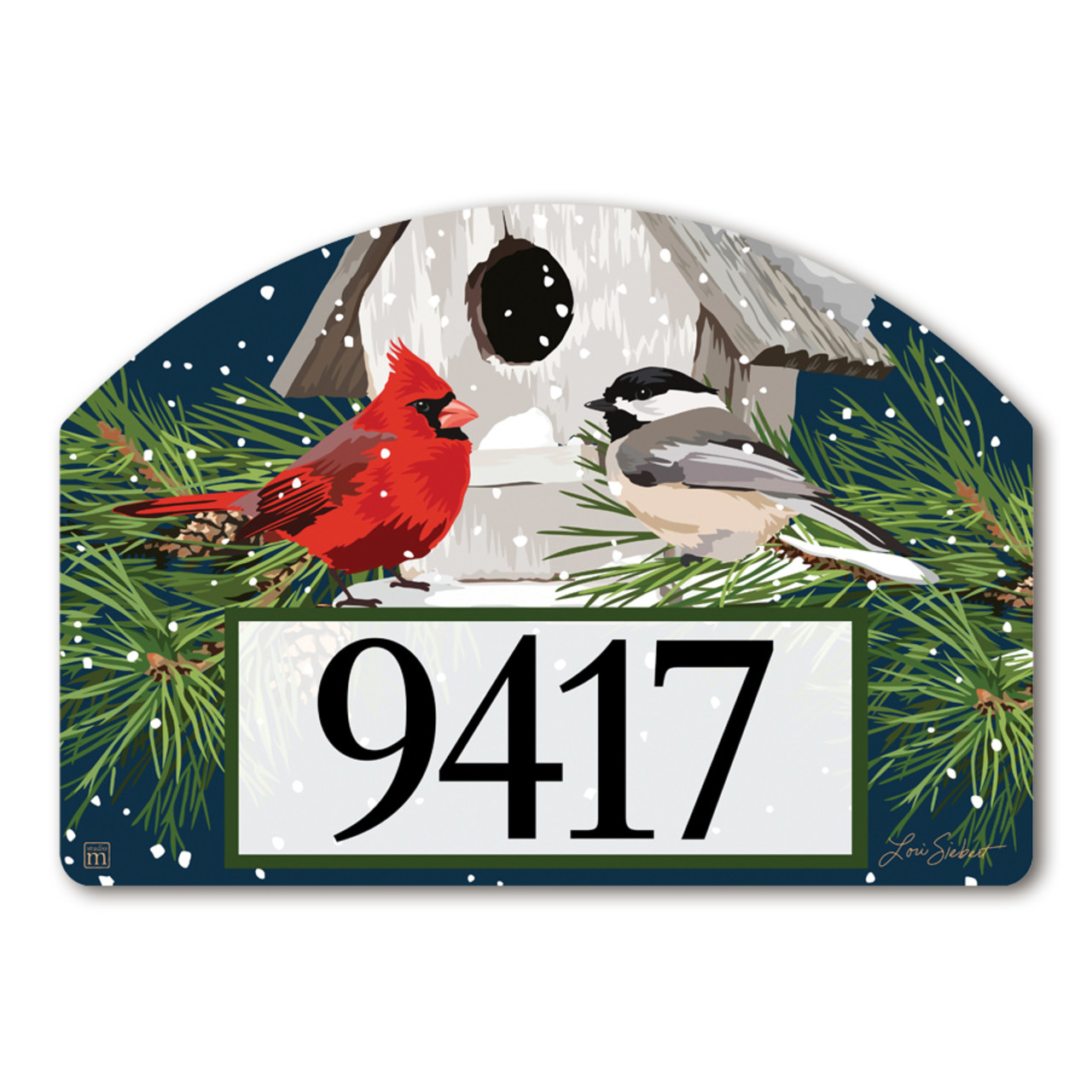 Birdhouse in Winter Yard DeSign thumbnail