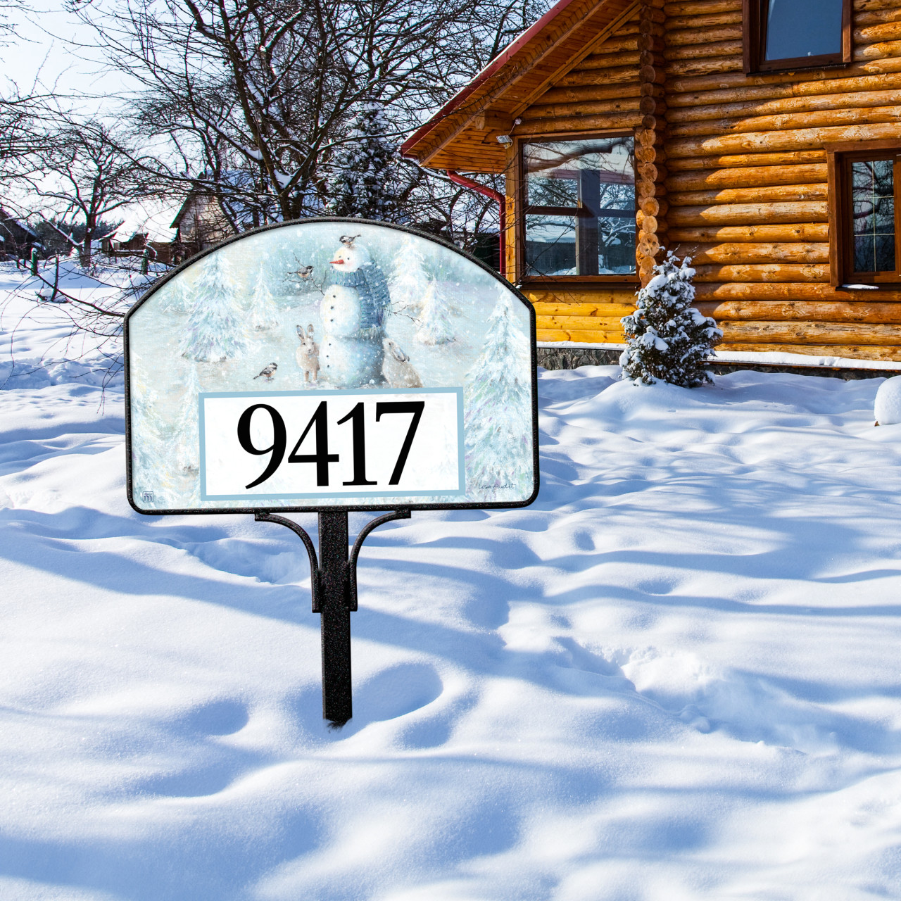 Winter in the Woodland Yard DeSign thumbnail