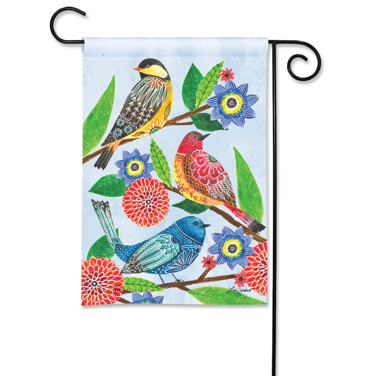 Bird Song Garden Flag thumbnail