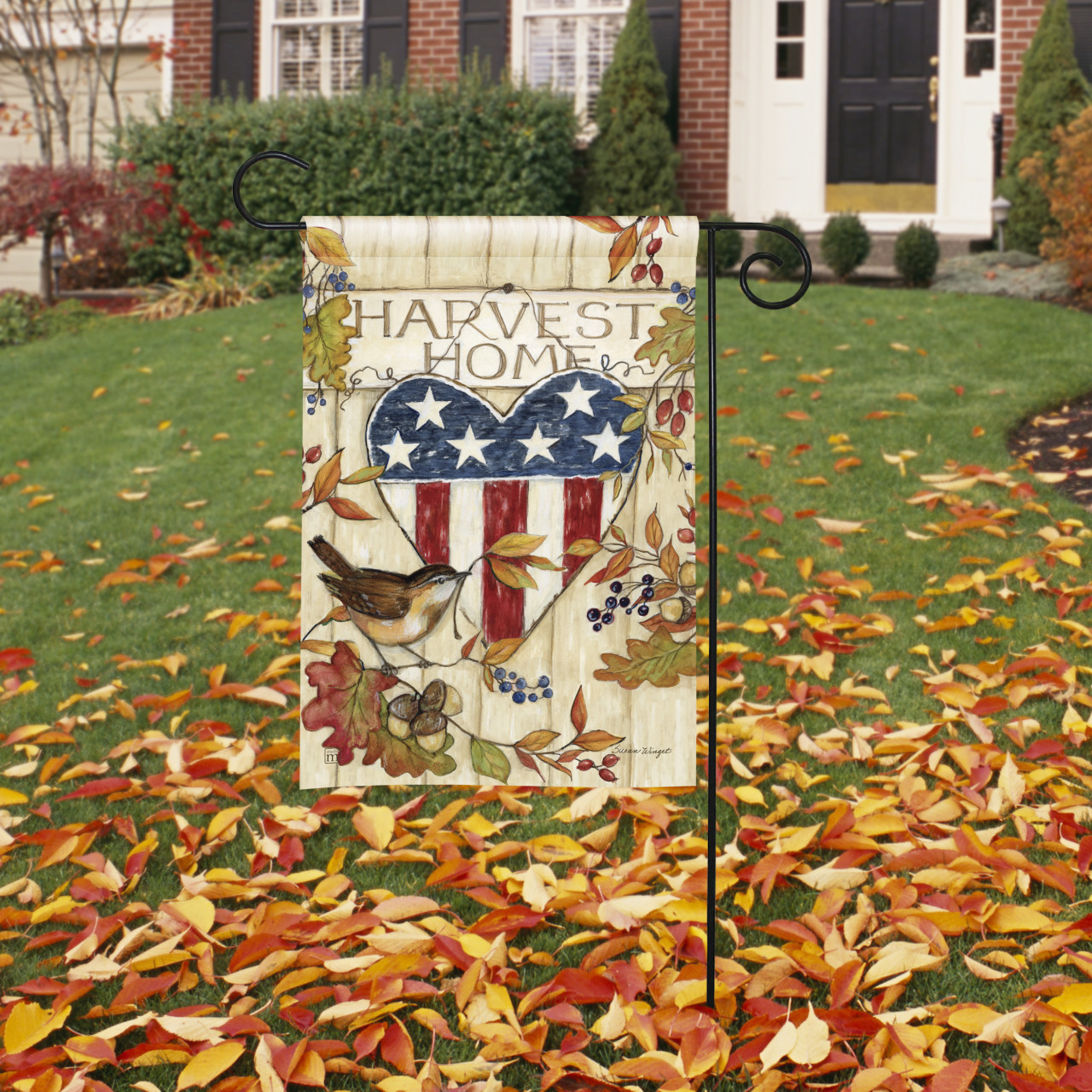 Harvest Home Americana Garden Flag thumbnail