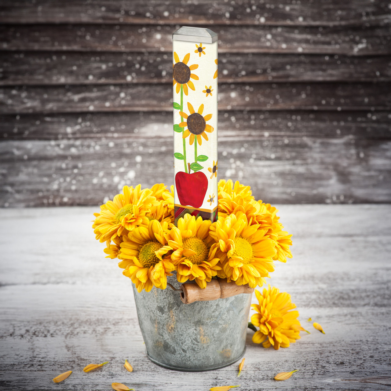 Apples and Sunflowers 13" Mini Art Pole thumbnail