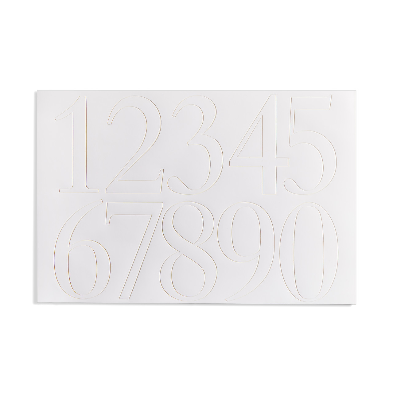 Address Number Set - White thumbnail