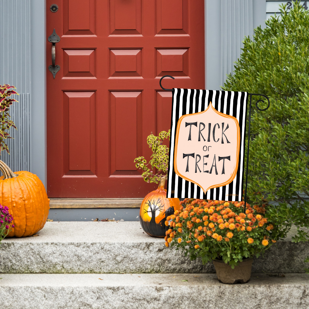 Spooky Chic Garden Flag thumbnail