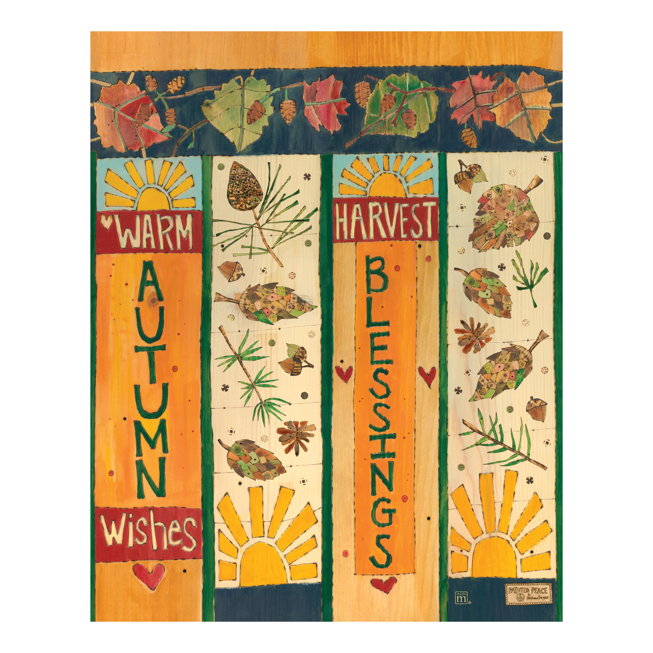 Warm Autumn Wishes 20" Art Pole thumbnail