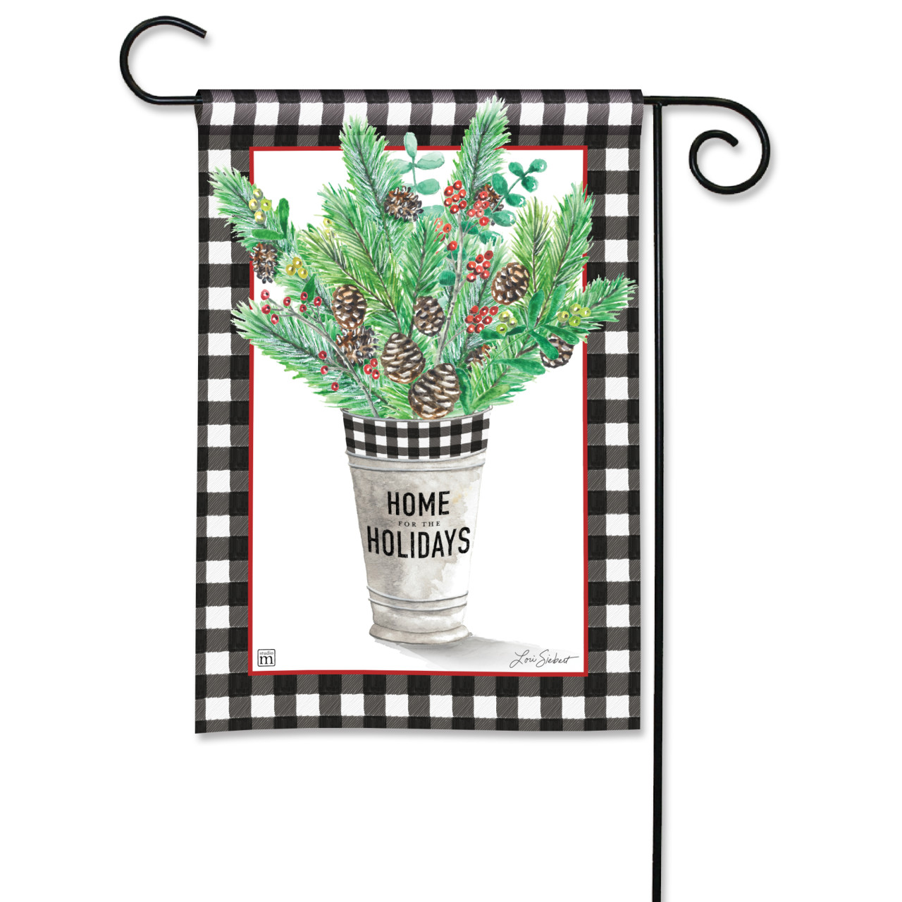 Farmhouse Holiday Garden Flag thumbnail