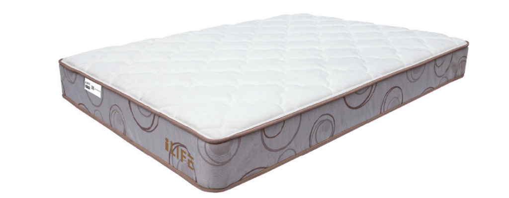 Arya Collection Blue Color Velvet Upholsterd Bed and Mattress