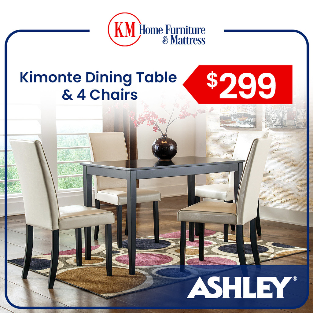 Kimonte 5 Pc. - Rectangular Dining Room Table Set