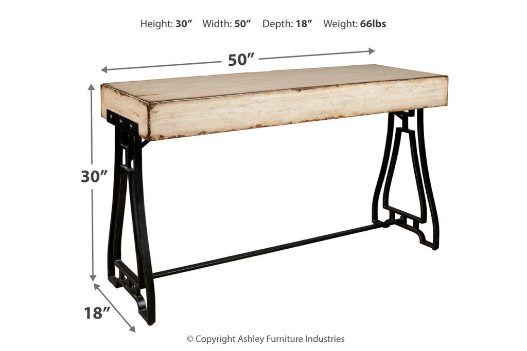 VANPORT SOFA / CONSOLE TABLE-A4000078