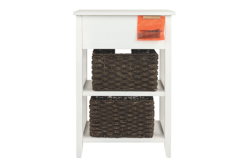 OSLEMBER WHITE ACCENT TABLE-A4000137