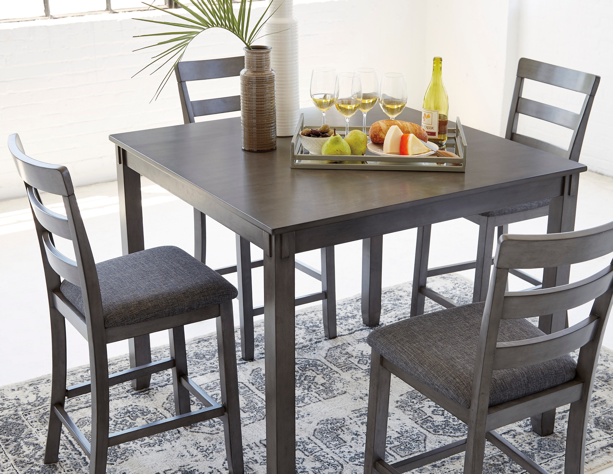 mecor 5 piece dining table set