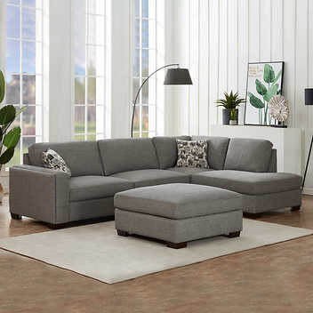 Maycen Fabric Sectional with FREE Ottoman LAF Sofa KM Home