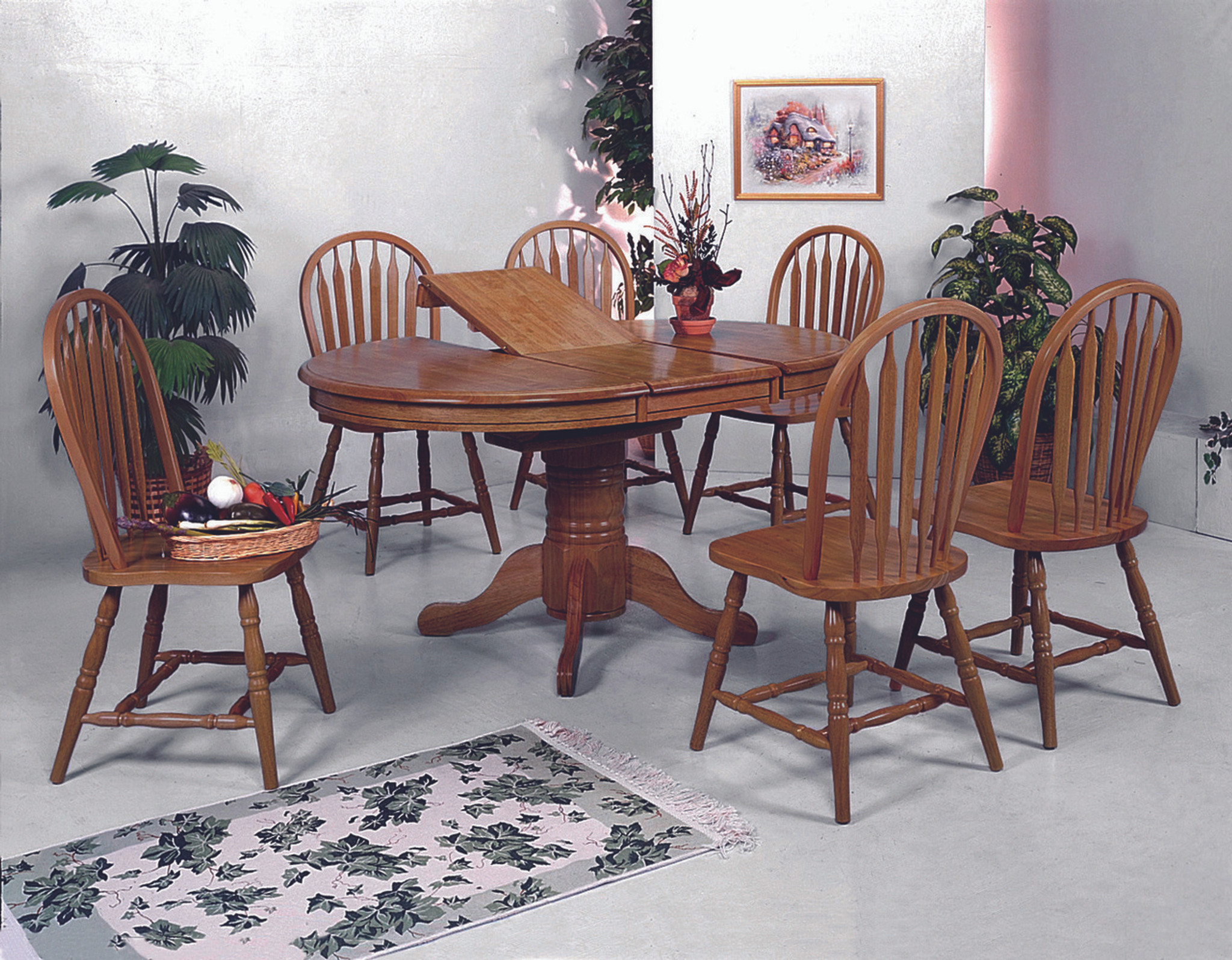 butterfly dining table and 4 chairs