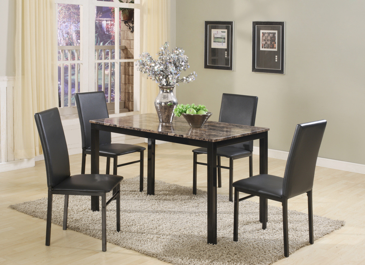 Aiden Dining Table Top 5 Piece Set