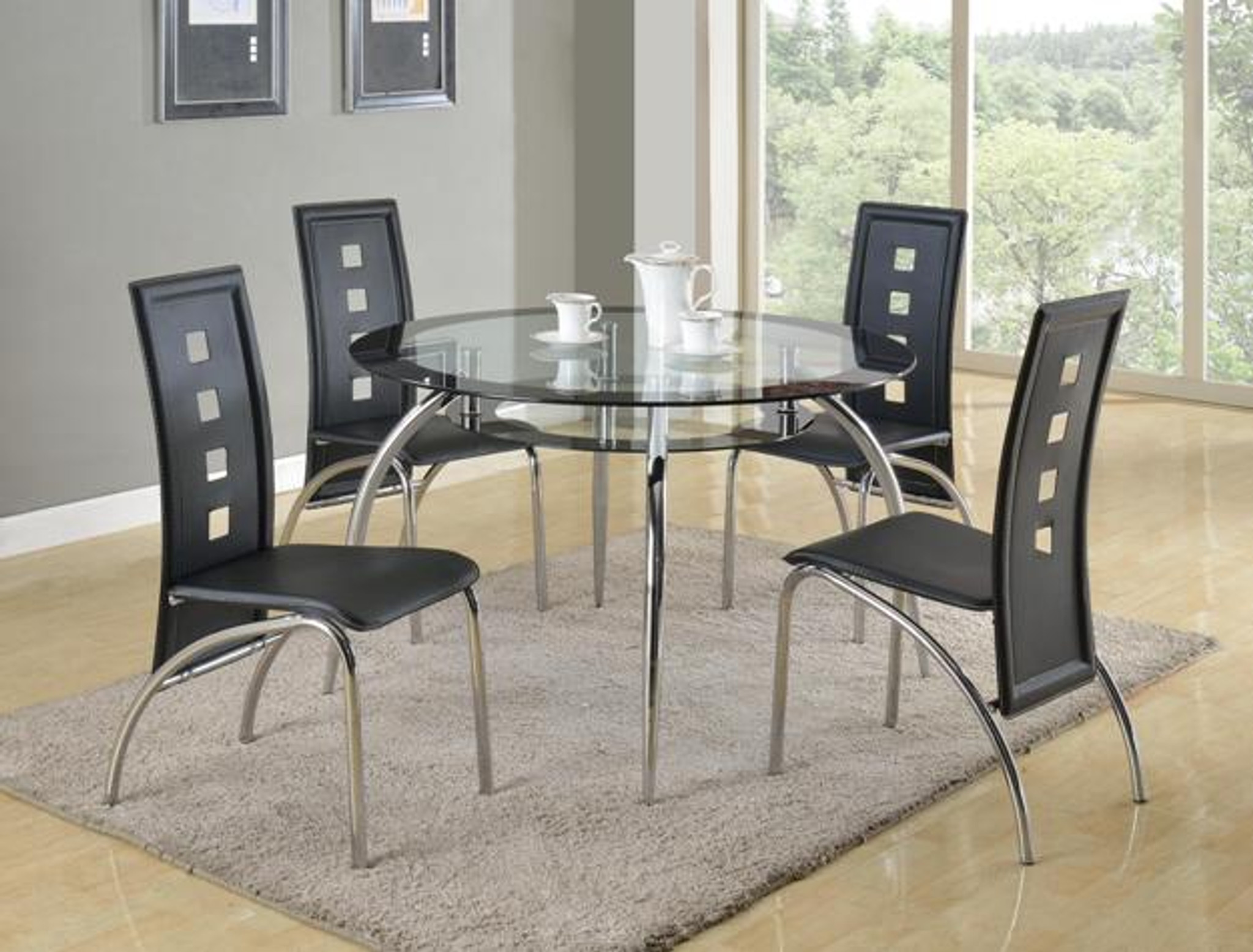 Dining Room Table Set Round Glass Kitchen Tables And Chairs Sets Modern 5 Piece Dining Sets Home Garden
