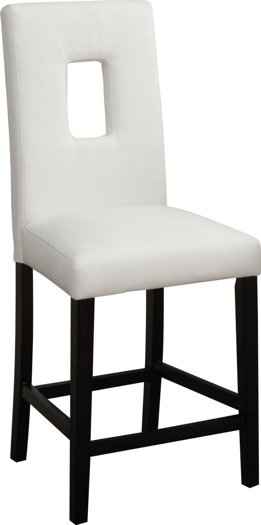 Counter High Chair Cream Pu Kassa Mall Home Furniture