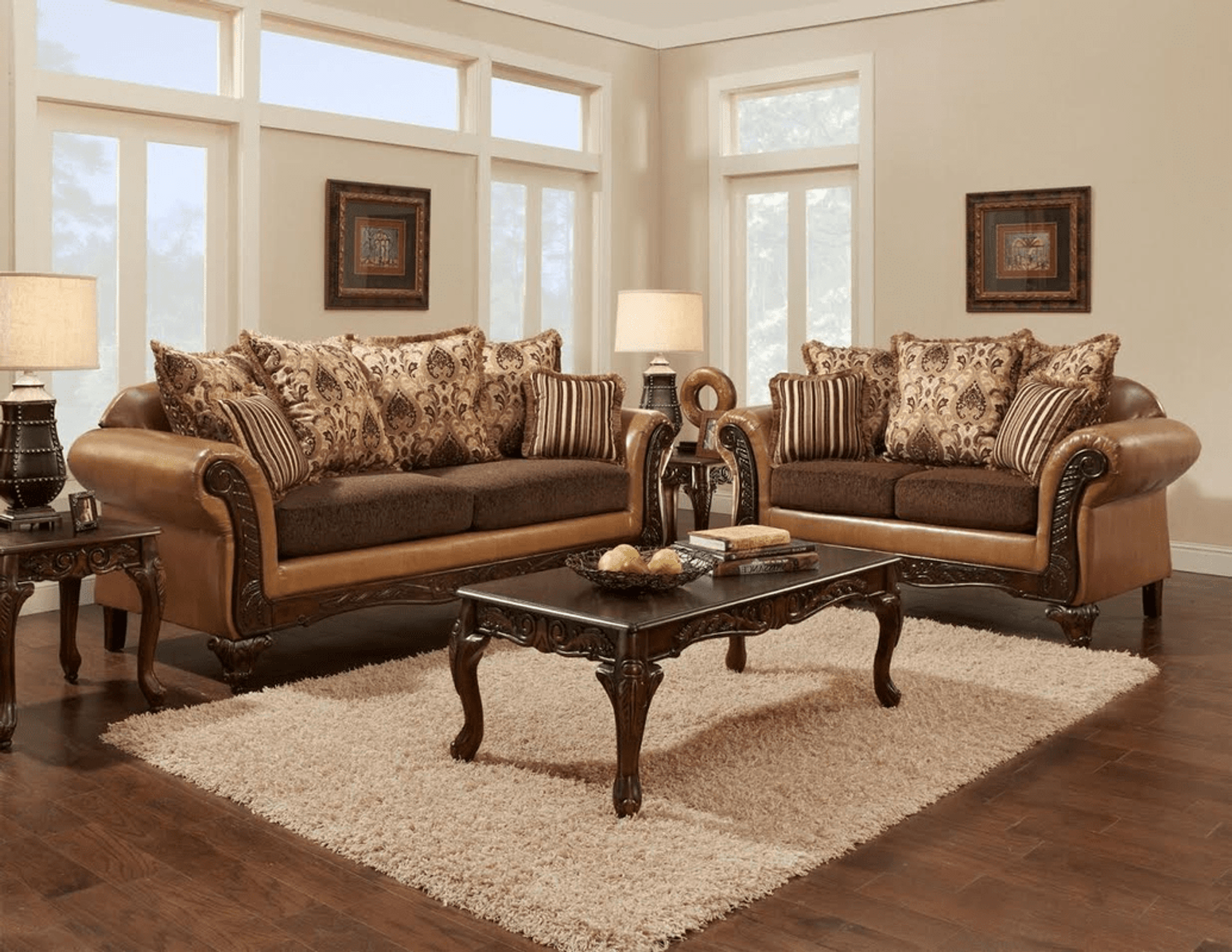 avanti bronze living room set