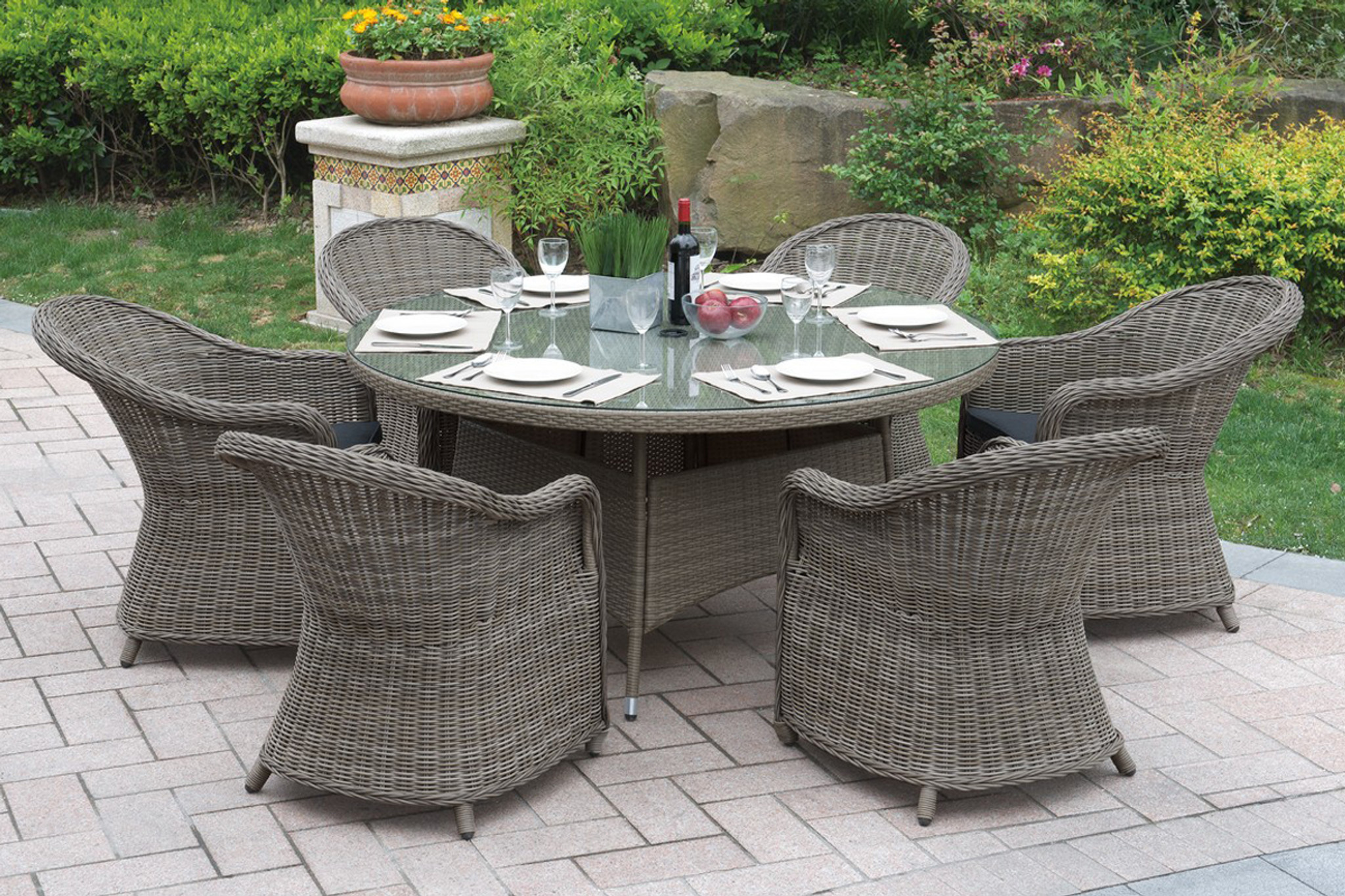 Large Round Outdoor Dining Table Ideas On Foter 60 OFF