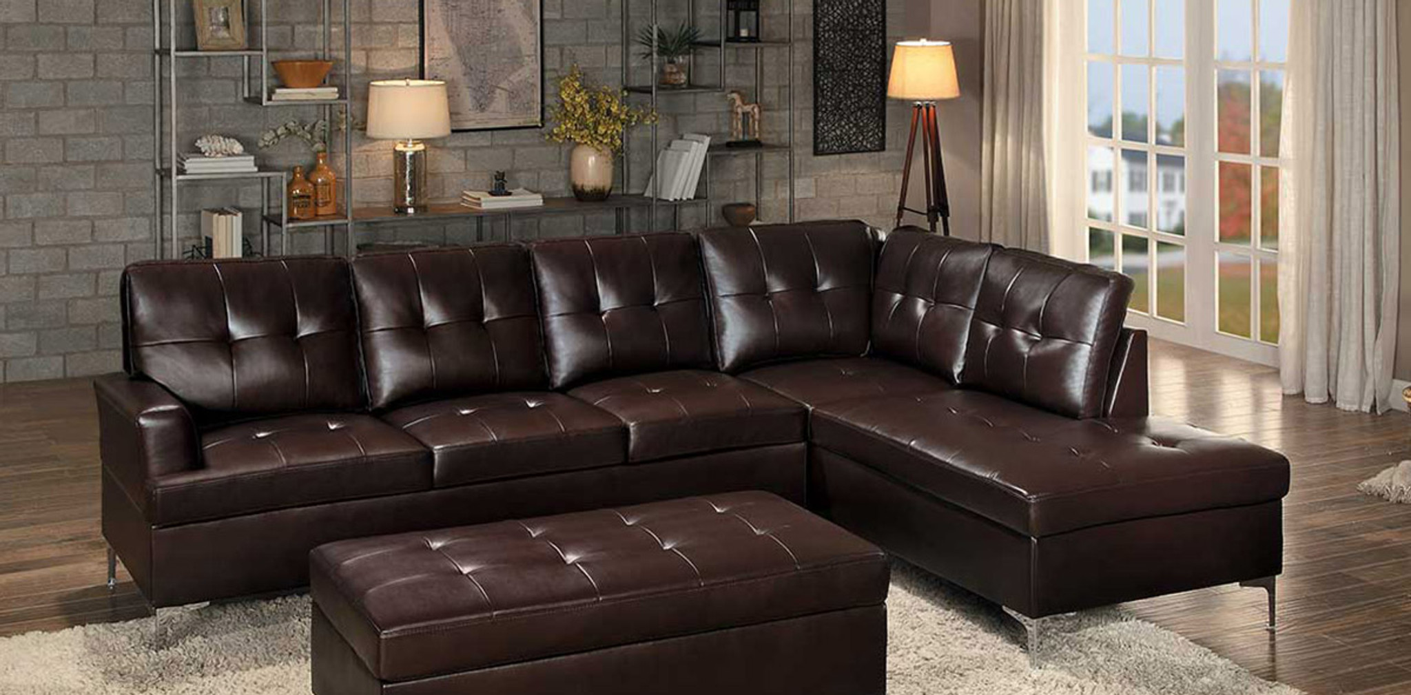 Barrington Sectional Brown Barrington Sectional Brown