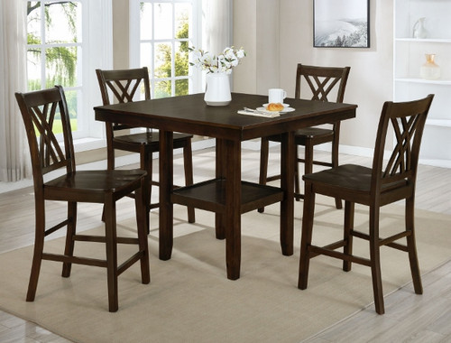 JOSIE COUNTER HEIGHT TABLE 5 PCS DINING ROOM SET 