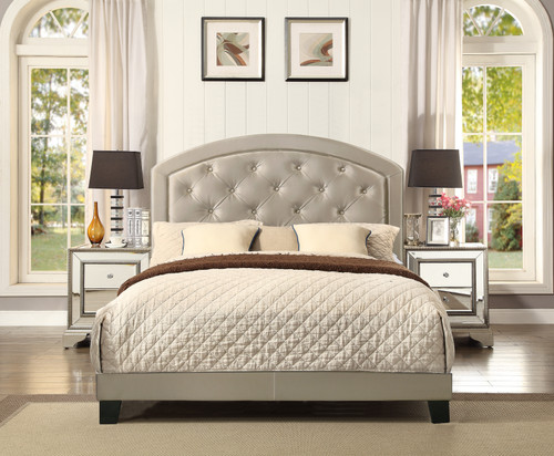 Gaby Gold Platform Bed 