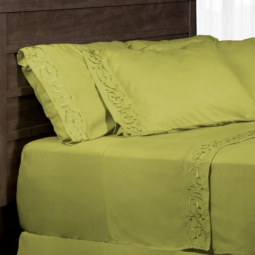Antonella 6-Piece GRN Microfiber Sheet Set