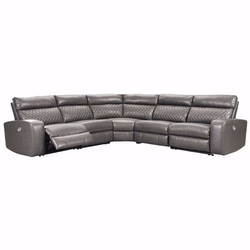 Samperstone 5PC Power Reclining Sectional (ASH-55203S1)