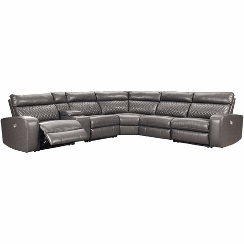 Samperstone 6PC Power Reclining Sectional (ASH-55203S2)
