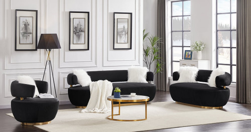 Heaven 3Pcs  Sofa, Loveseat, and Chair Set