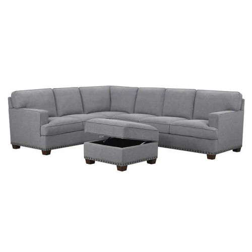 Emilee Fabric Sectional with Storage