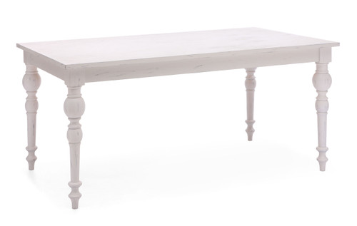 98042 Soma Dining Table Antique White 816226022142 Tables Modern Antique White Dining Table by  Zuo Modern Kassa Mall Houston, Texas Best Design Furniture Store Serving Houston, The Woodlands, Katy, Sugar Land, Humble, Spring Branch and Conroe